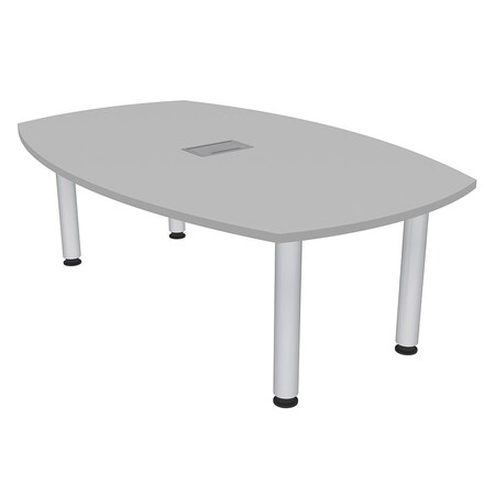Skutchi Designs 45 in W, 72 in L, 29 in H, Engineered Wood Top, Grey H-ABOT-46X72-PT-01-EL